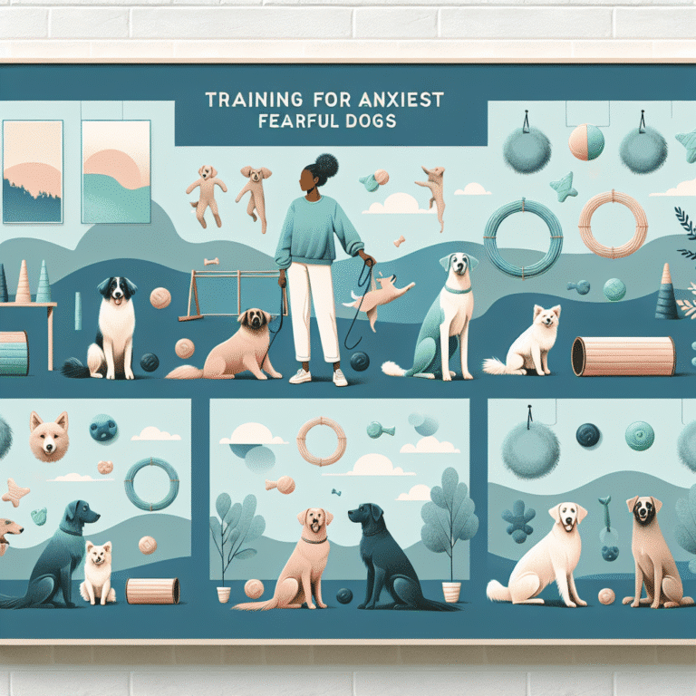 treinamento para cães ansiosos ou medrosos