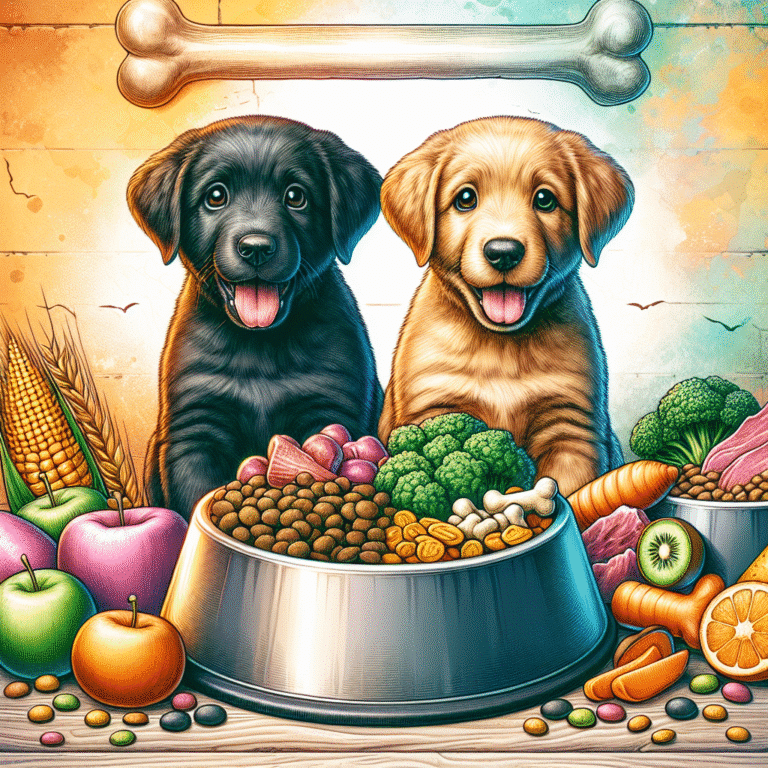 como garantir uma dieta equilibrada para filhotes de cachorro