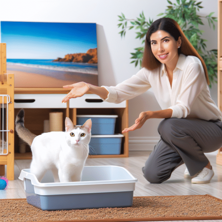 dicas para treinar gatos a usar caixa de areia