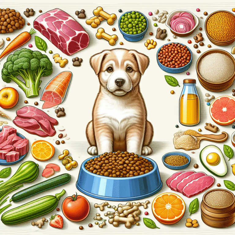 os melhores ingredientes para ração caseira de filhotes