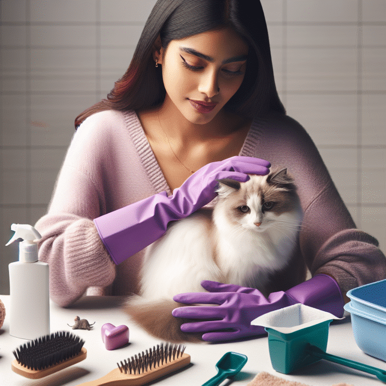 higiene e limpeza de gatos domésticos