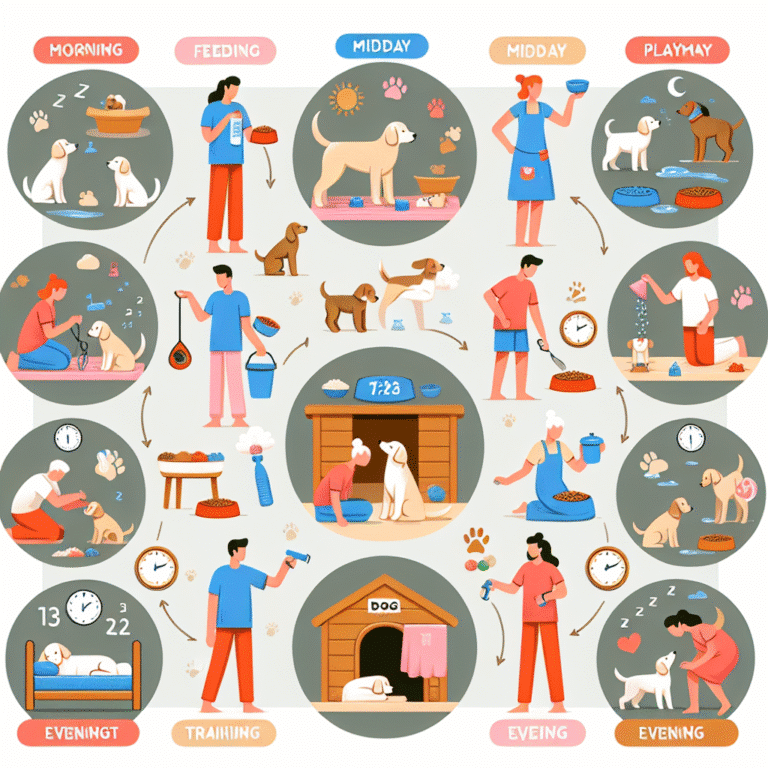 rotina de cuidados diários para cachorro