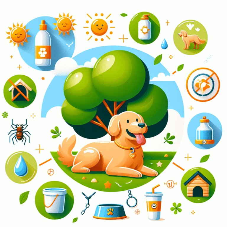 cuidados com cachorro durante o verão