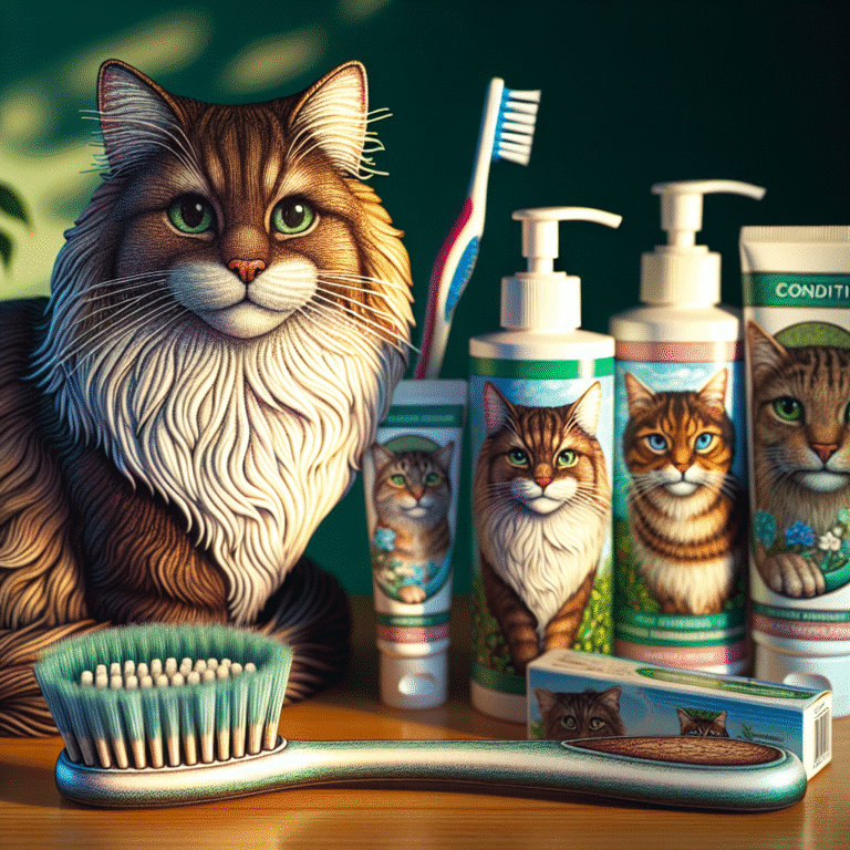 produtos de higiene essenciais para gatos