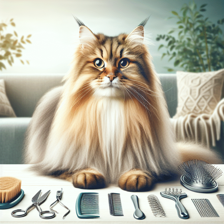 cuidados com pelagem de gatos longos