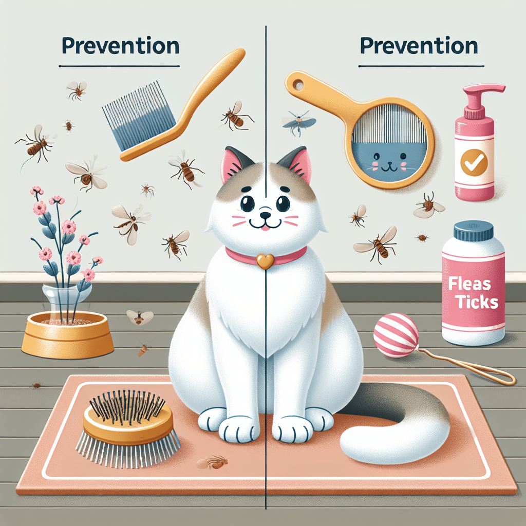 estratégias para prevenir pulgas e carrapatos em gatos