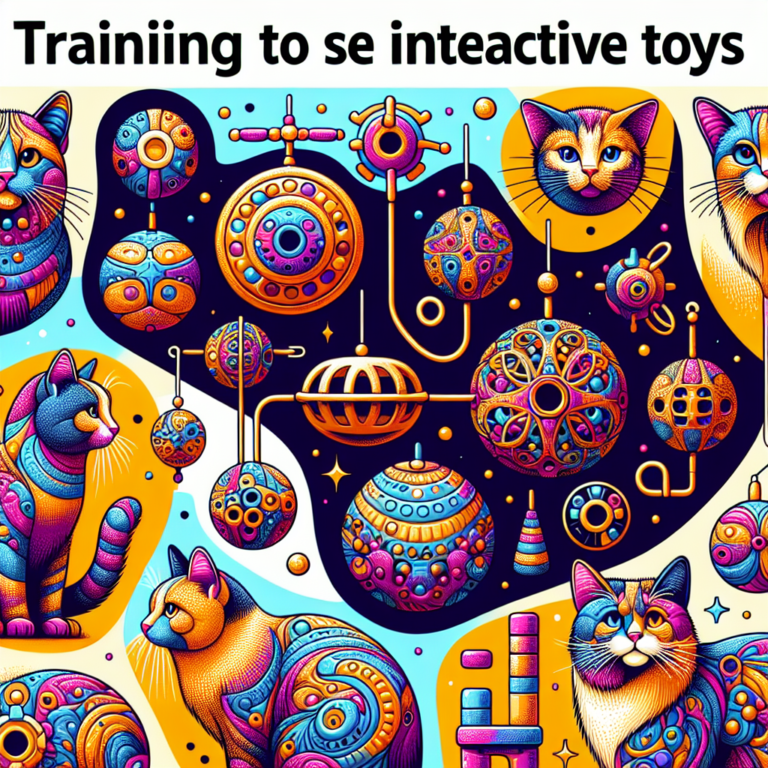 treinamento de gatos para usar brinquedos interativos: um guia