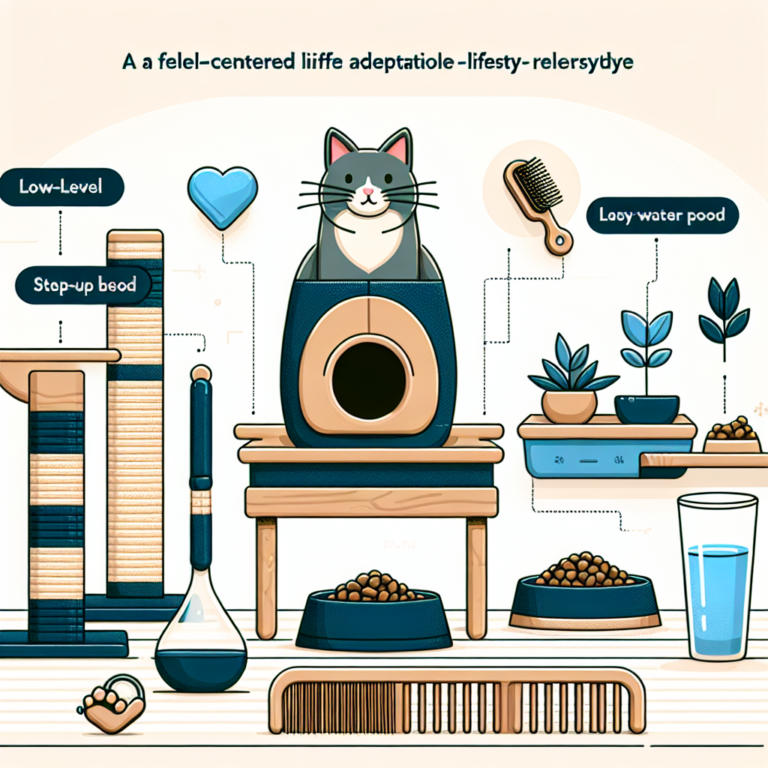 cuidados essenciais com gatos idosos: adaptações e necessidades