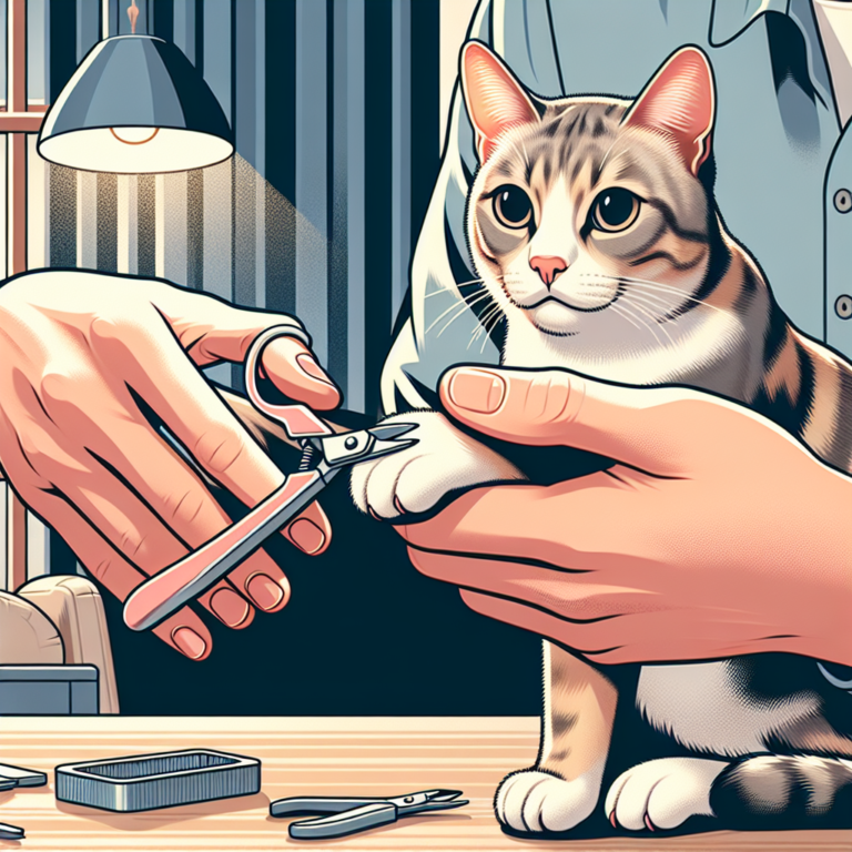 como cortar as unhas do seu gato de maneira segura