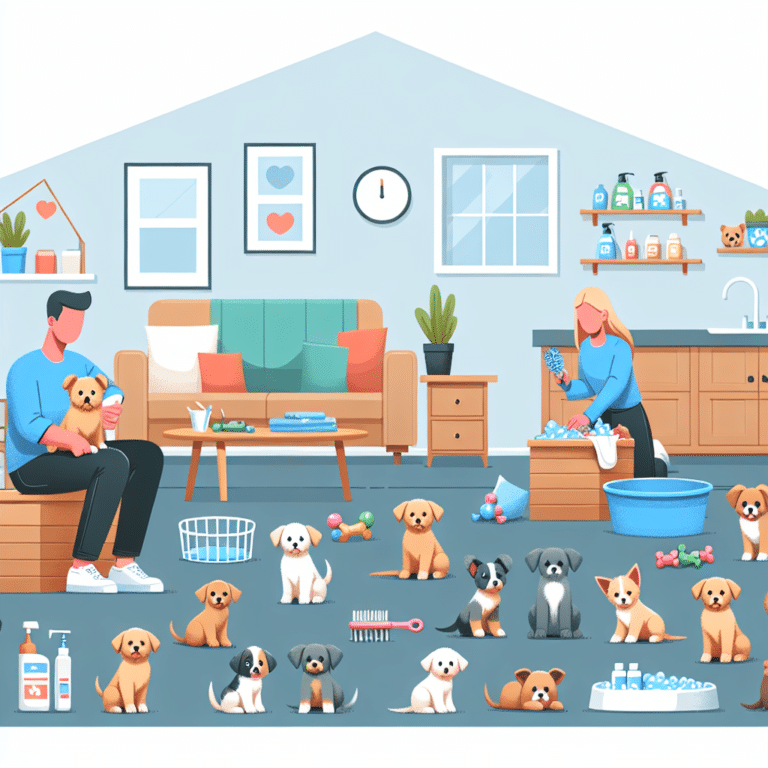 treinamento de filhotes para higiene adequada em casa