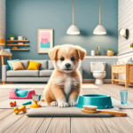 treinamento de filhotes para higiene adequada em casa