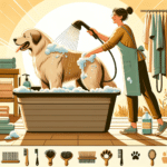 higiene e limpeza de cães de grande porte