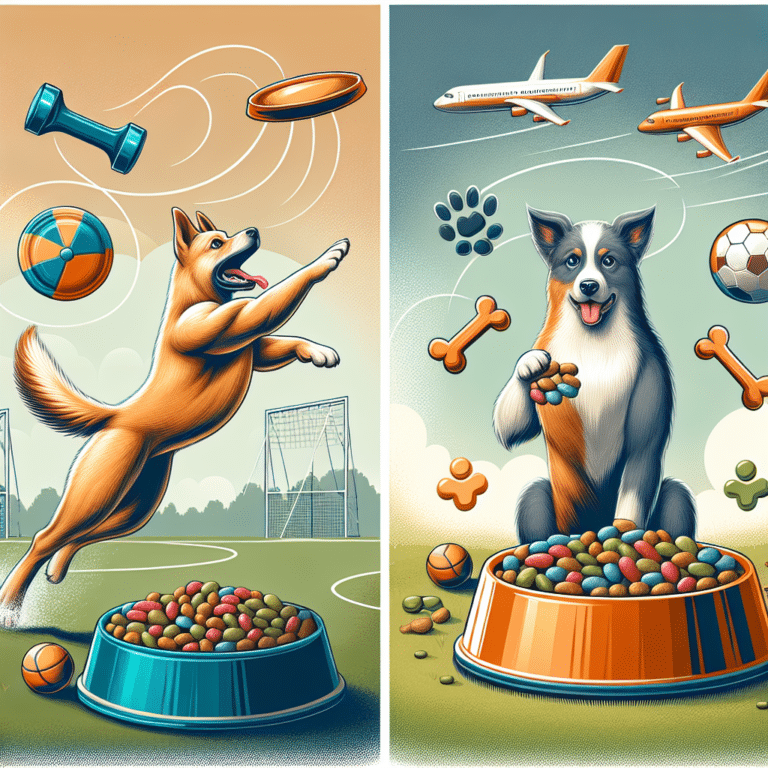alimentação adequada para cães ativos e praticantes de esportes