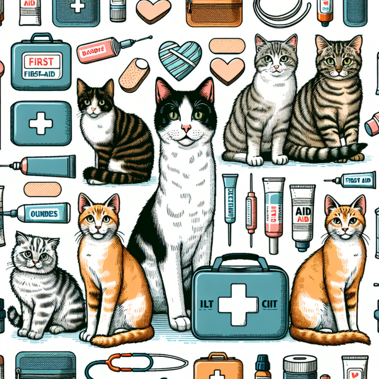 Primeiros socorros para gatos em casa