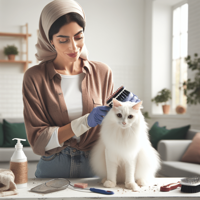 Higiene e limpeza de gatos domésticos